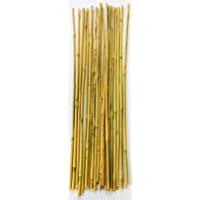 Los mejores  - Mendi 20 Varillas de bambú - 70 cm - 75 cm - 6 a 10 mm diámetro-Tutor de Plantas- jardineria y Huerta